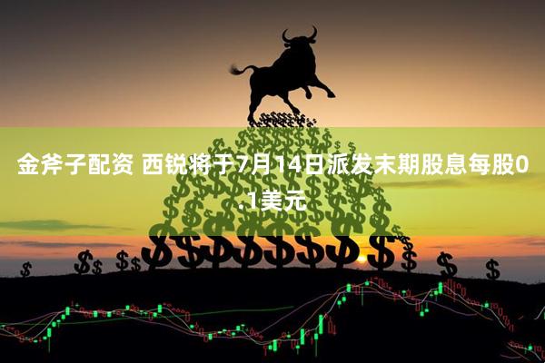 金斧子配资 西锐将于7月14日派发末期股息每股0.1美元