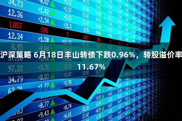 沪深策略 6月18日丰山转债下跌0.96%，转股溢价率11.67%